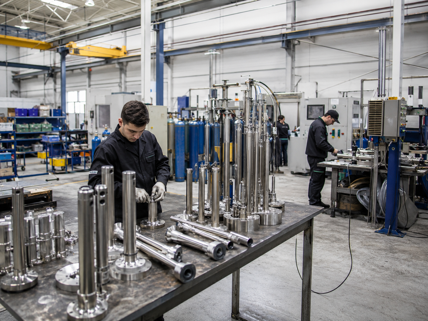 Manufactura de boquillas y componentes para fuentes