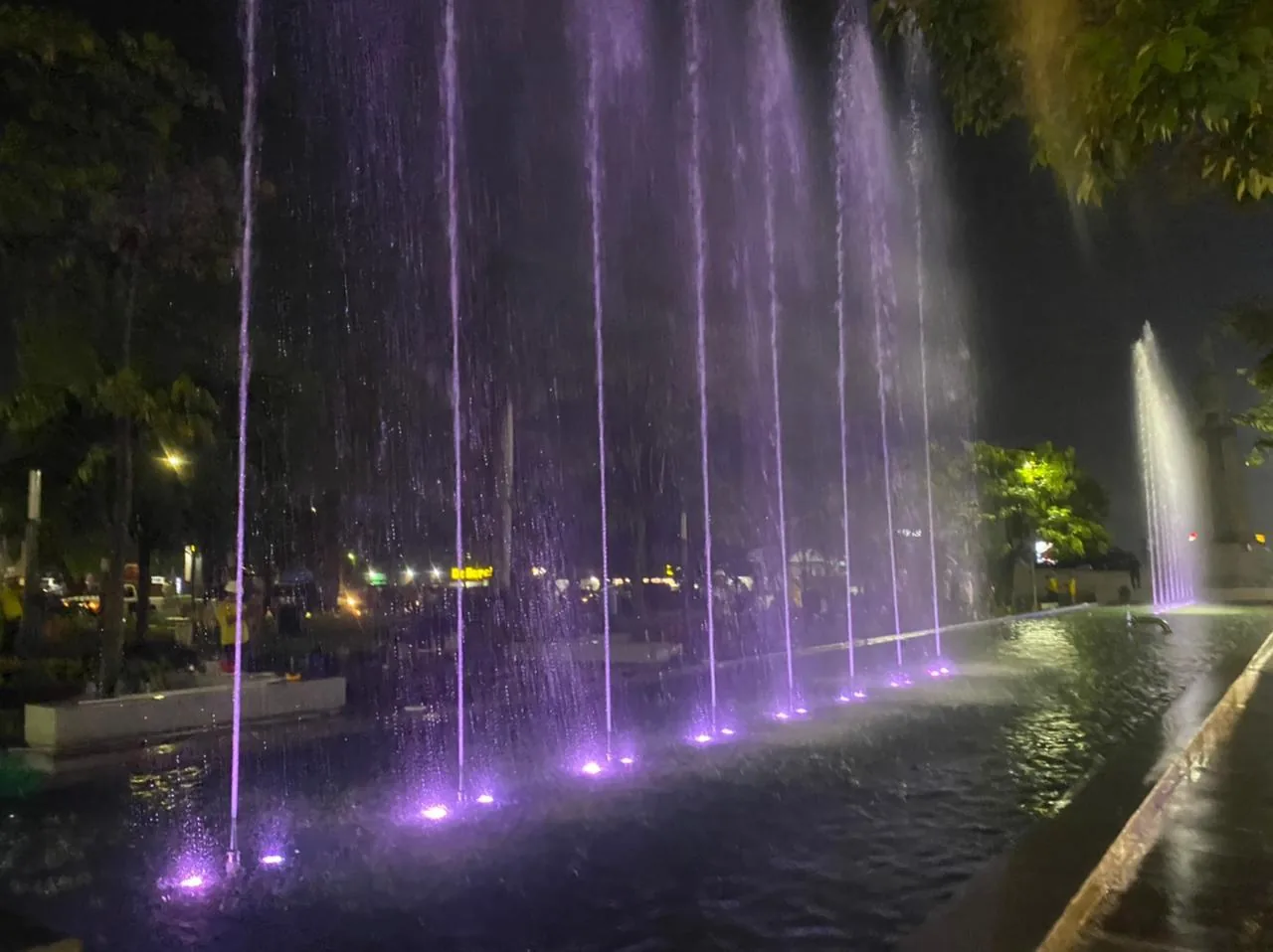 Water show multimedia para eventos