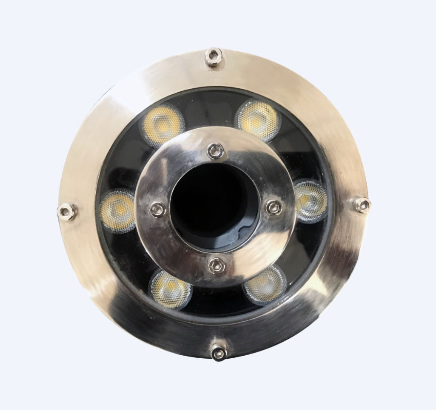 Lampara led sumergible 6w para fuentes