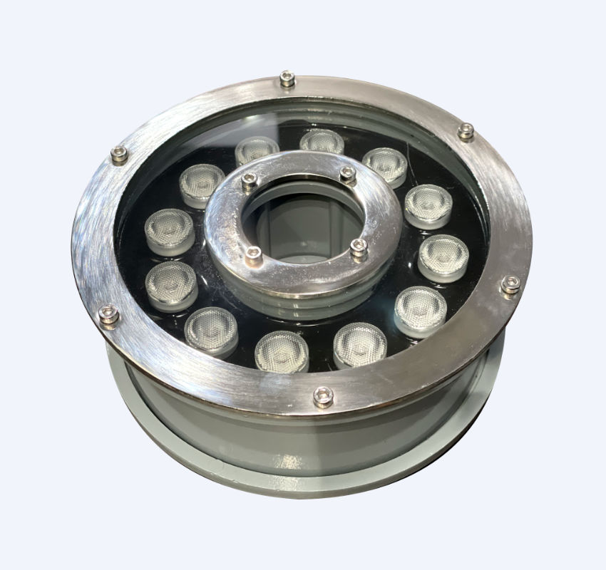 luminaria para fuente lampara led sumergible de 12w modelo rgb d12