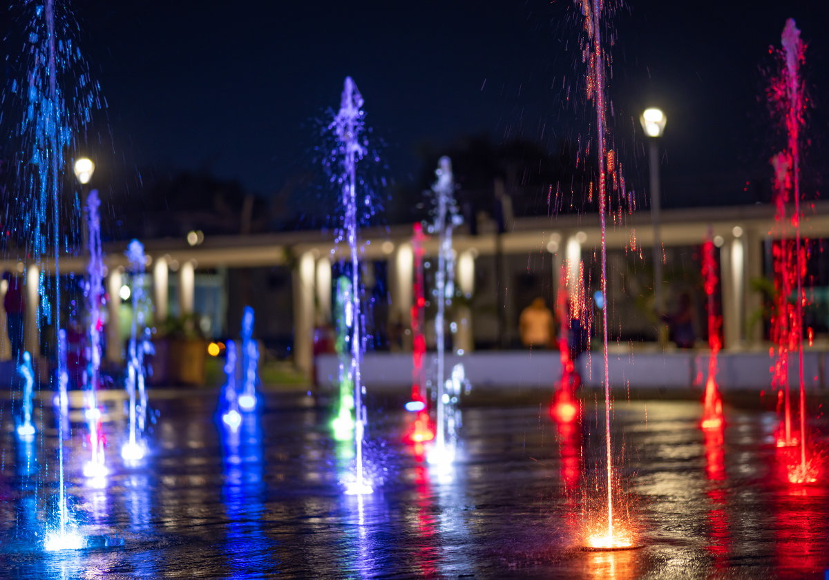 fuente musical en el parque ecologico de texcoco